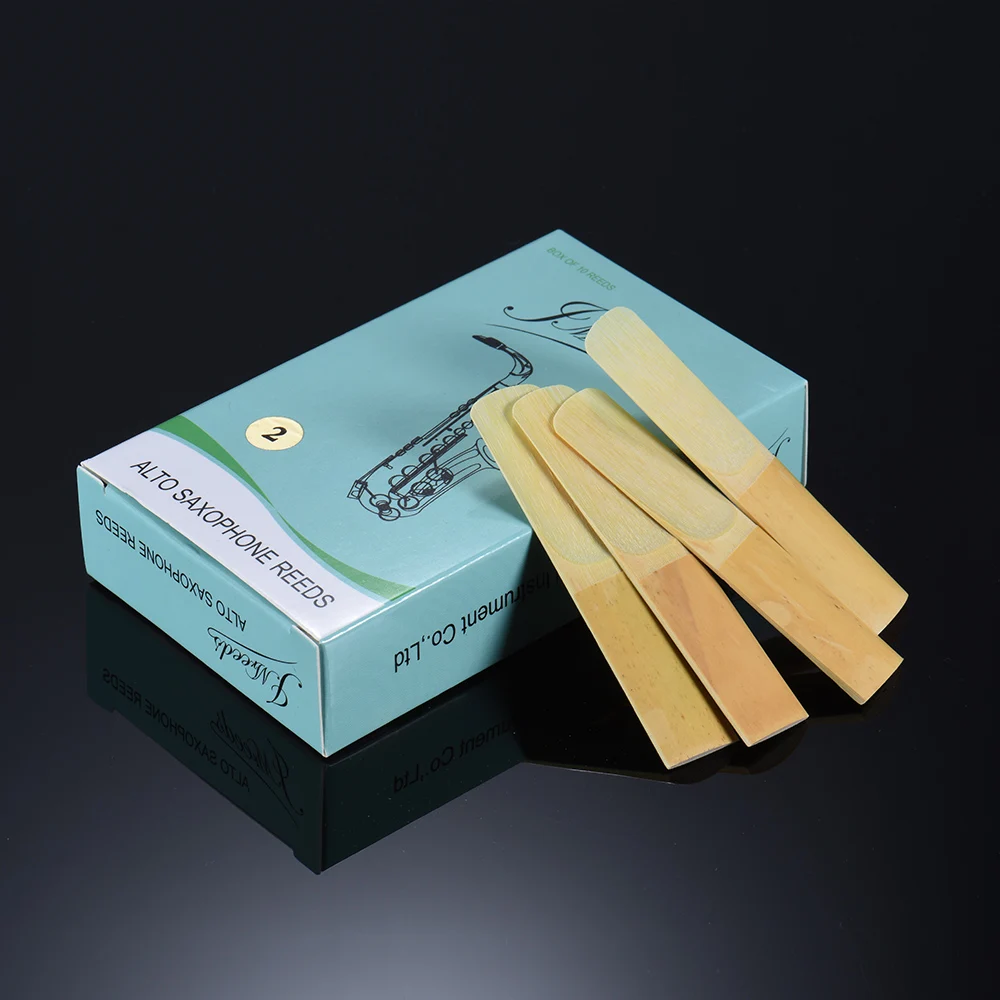 10 шт./кор. саксофон тростник Eb альт Sax Bamboo сила тростника 2 0/2 5/3 0|Детали и