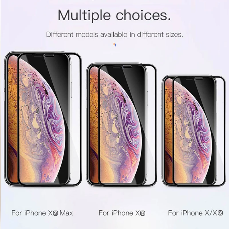 Закаленное стекло для iphone xs max защитная пленка xr x s sx rx xmax xmas 10 10s 10r de glas | Мобильные