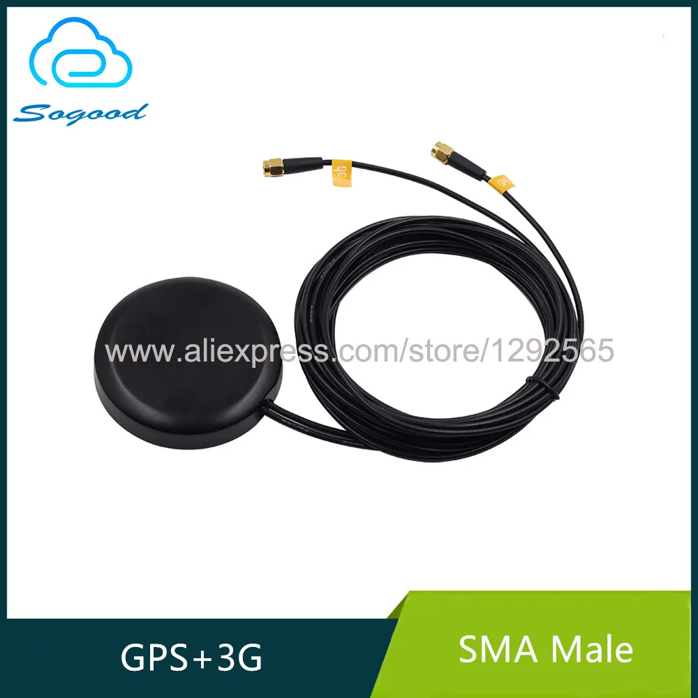 GPS + 3G комбинированная круглая антенна Полная частота позиционирования получение