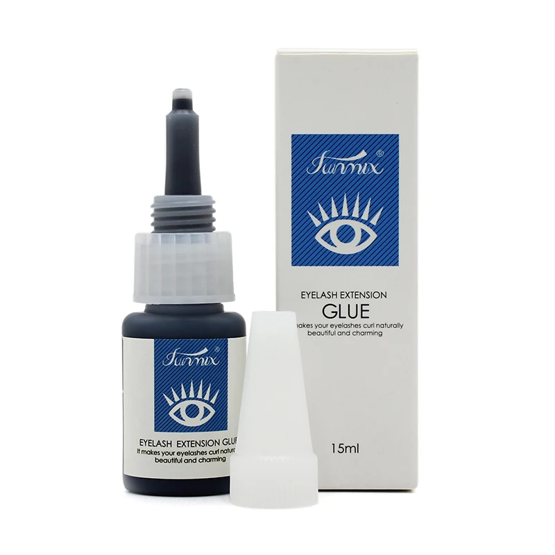 Funmix корейский импортный черный клей для ресниц без вкуса запаха быстросохнущий