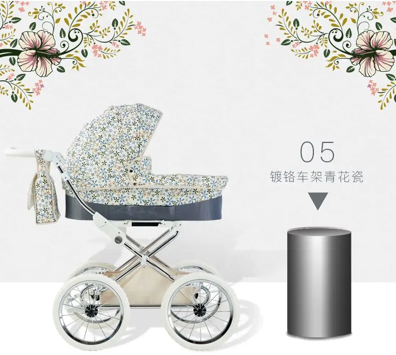 Coolbaby, европейская детская коляска, двухполосная, снижающая вибрацию, коляска, роскошная, высокопрофильная, BB коляска, babe, четырехколесная тележка