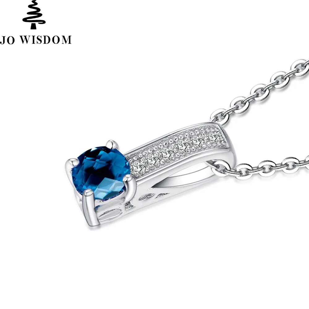 JO мудрость Solid 14 К белого золота с бриллиантами Цепочки и ожерелья Jewelry 0.35ct