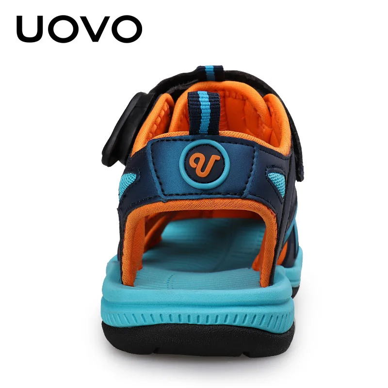 Uovo 2018 Новые Детские Босоножки для обувь детей летние Сандалии девочек пляжная