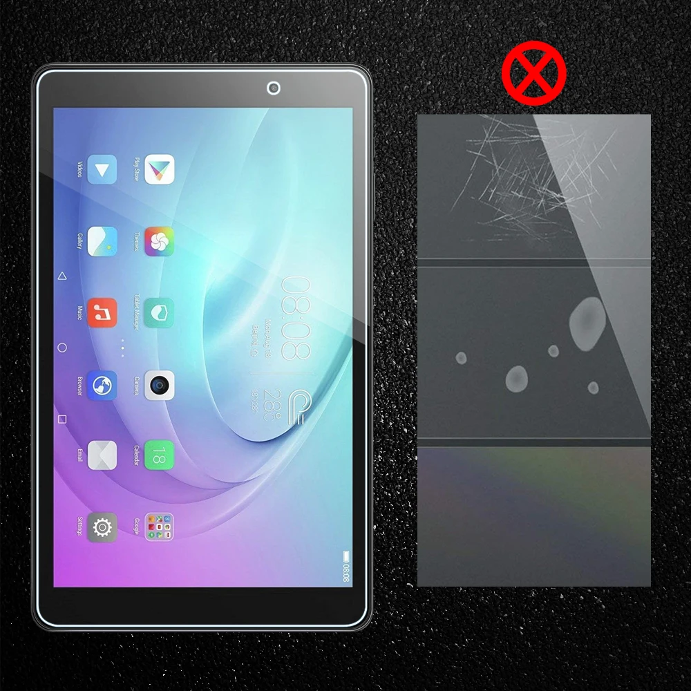 С уровнем твердости 9 H закаленное Стекло для huawei MediaPad T1 7 0 8 6 10 дюймов T2 Pro дюймовый