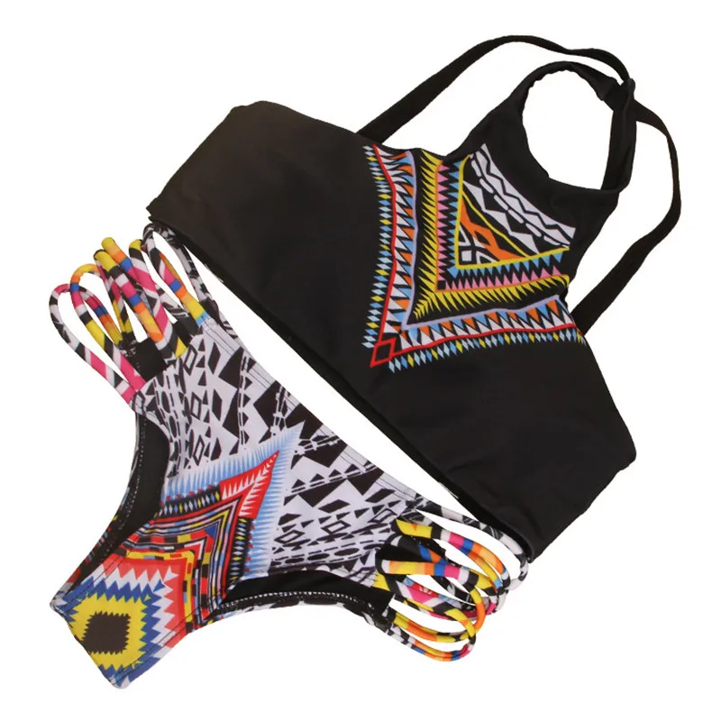 Новинка 2016 лидер продаж сексуальное Бразильское бикини с принтом Bikiny