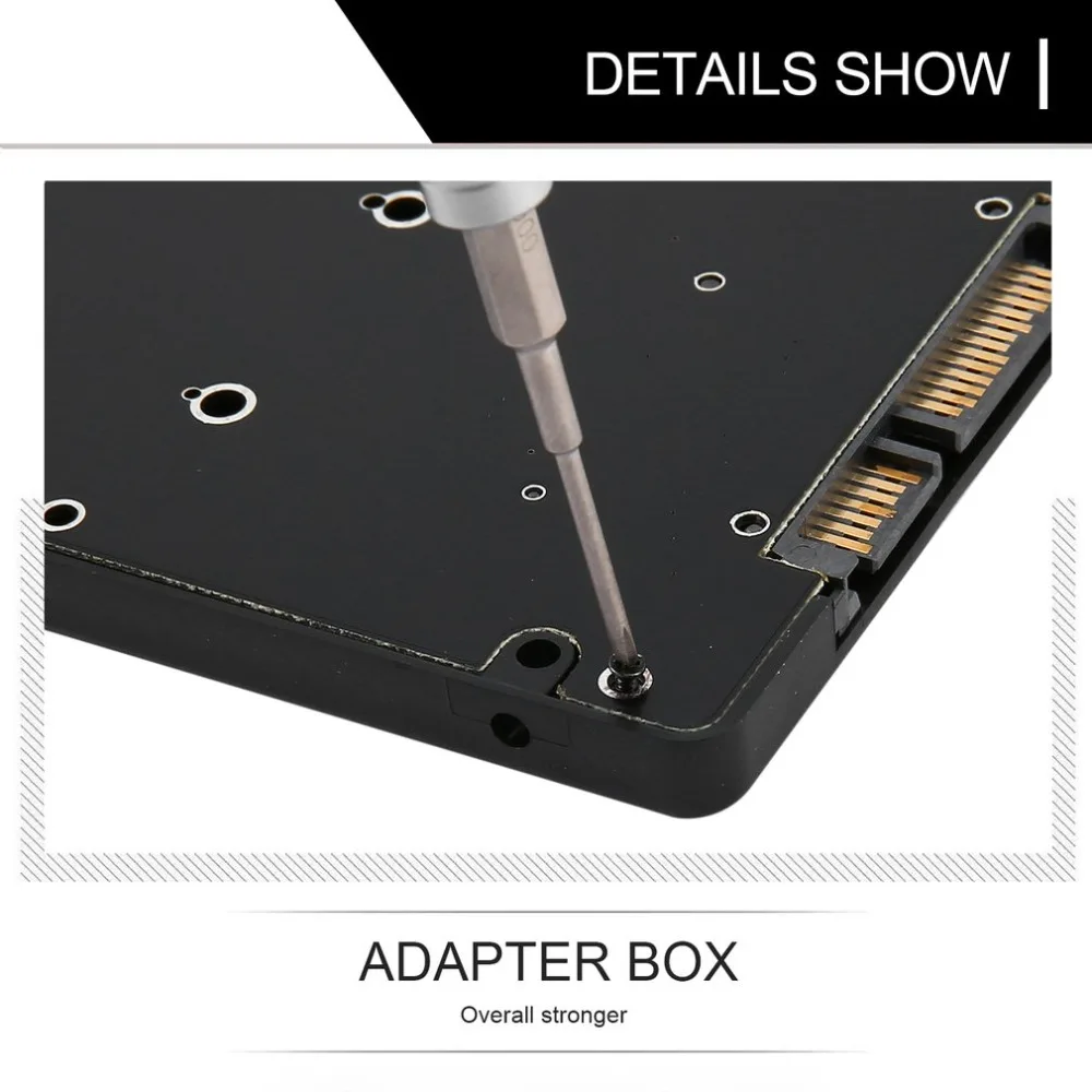Портативный мини HDD эффективный и быстрый мини 2,5 дюймовый MSATA SSD до 22 Pin SATA SSD адаптер Коробка Внешний HDD мобильный ящик