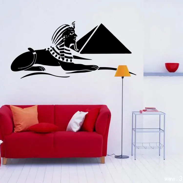 Сфинкс художественная роспись плакат Лев человек персонаж Наклейка на стену