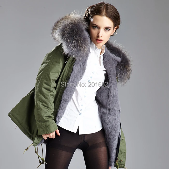 Зимняя женская куртка пальто толстое новое женские парки армейский зеленый с