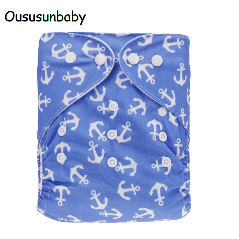Принт Couche Lavable Oususunbaby 1 шт бренд ребенок ткань пеленки крышка оснащена моющиеся