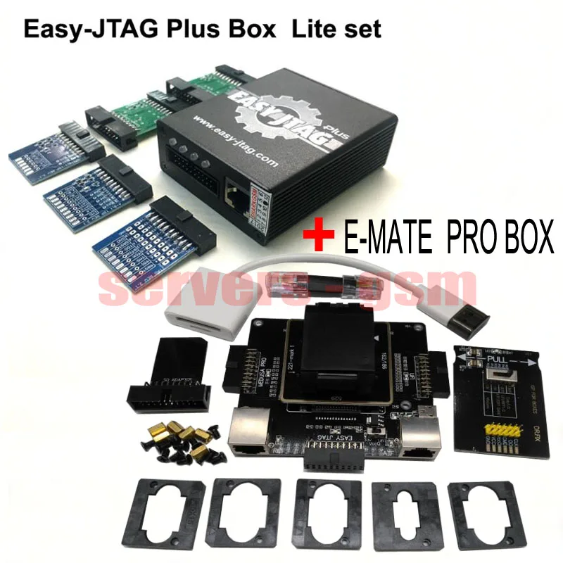 Новейший легкий JTAG plus Box+ E-mate Box Emate Pro Box E-Socket EMMC инструмент все в 1