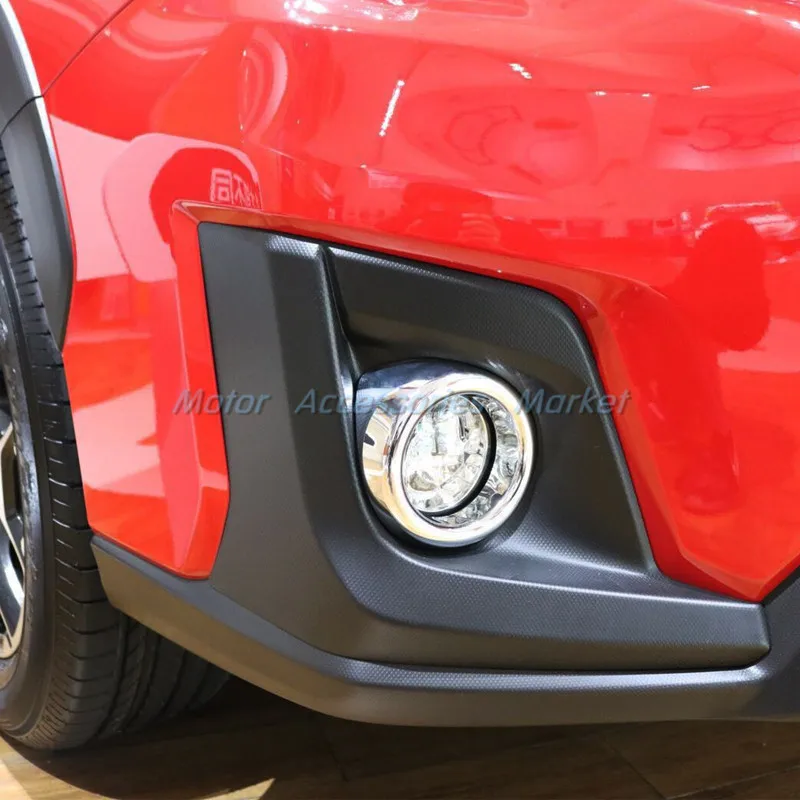 New Chrome Front Rear Fog Light Cover Eyelid Trim For Subaru XV Crosstrek 2018 2019 | Автомобили и мотоциклы