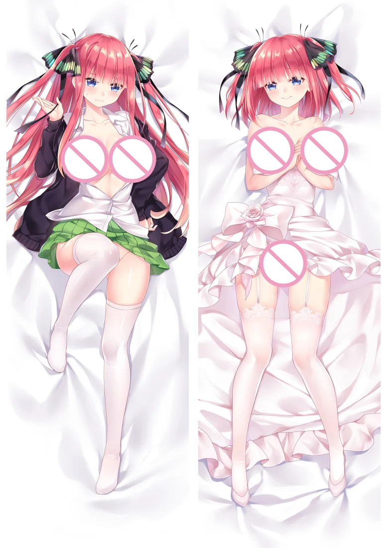 2019-февраль аниме The quintessence Quintuplets Nakano Nino Itsuki Dakimakura Чехол для подушки тела