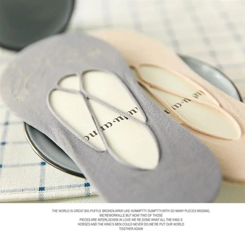 3 пары дышащих женских носков с низким вырезом невидимые нескользящие