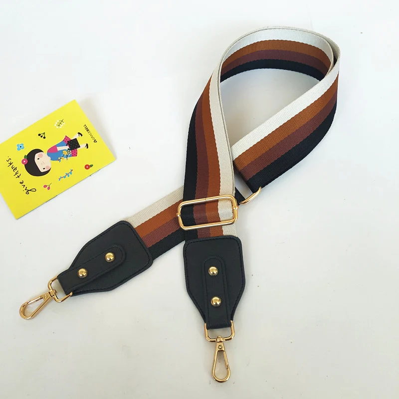 

Fashion Metal Buckle Canvas Shoulder Strap for Bags Replacement Strap Handbag Handle Bag stripe Accessories Belts Ladies Bag