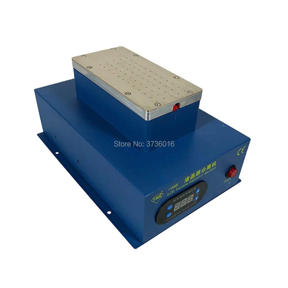 Ручной нагревательный вакуумный сепаратор для кромок ЖК экрана TBK 988 синий