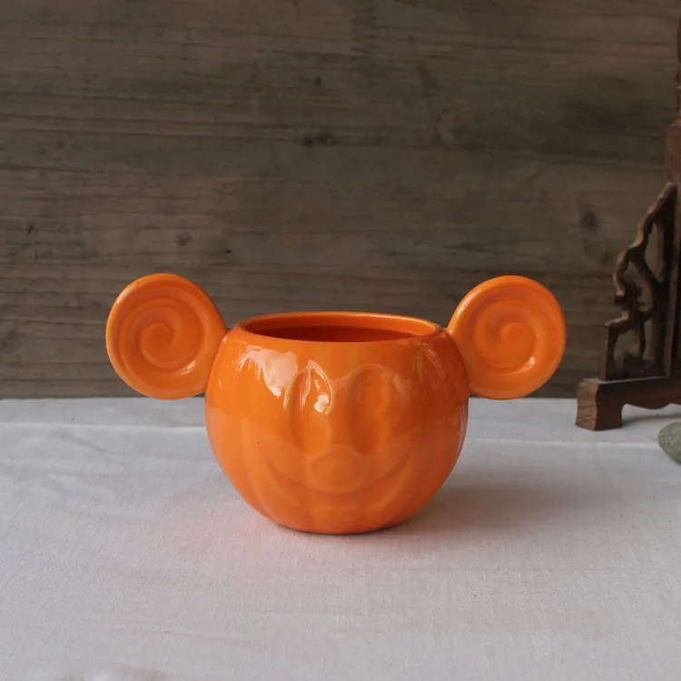 Милый редкий Мультфильм Хэллоуин Pumkin Микки детская керамическая молочная кружка чашка косплей подарок на день рождения