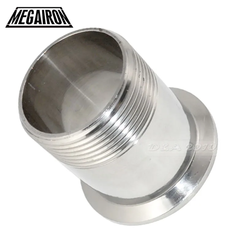 

MEGAIRON 1-1/4 "DN32 Нержавеющая сталь SS316 санитарный с наружной резьбой уплотняющая втулка трубного соединения 50,5 мм штуцер трубы разъем подходит 1...