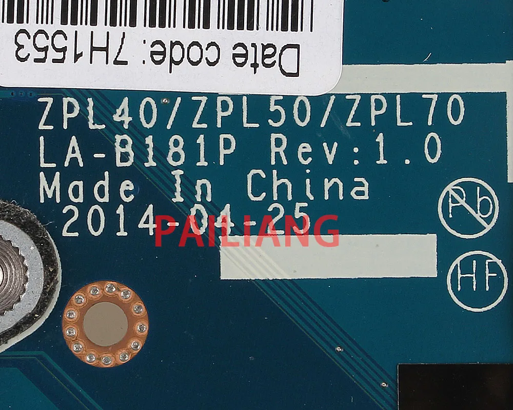 PAILIANG материнская плата для ноутбука hp Probook 440 450 470 G2 I5 ПК платы 776581-601 ZPL40/ZPL50/ZPL70 LA-B181P полный tesed DDR3