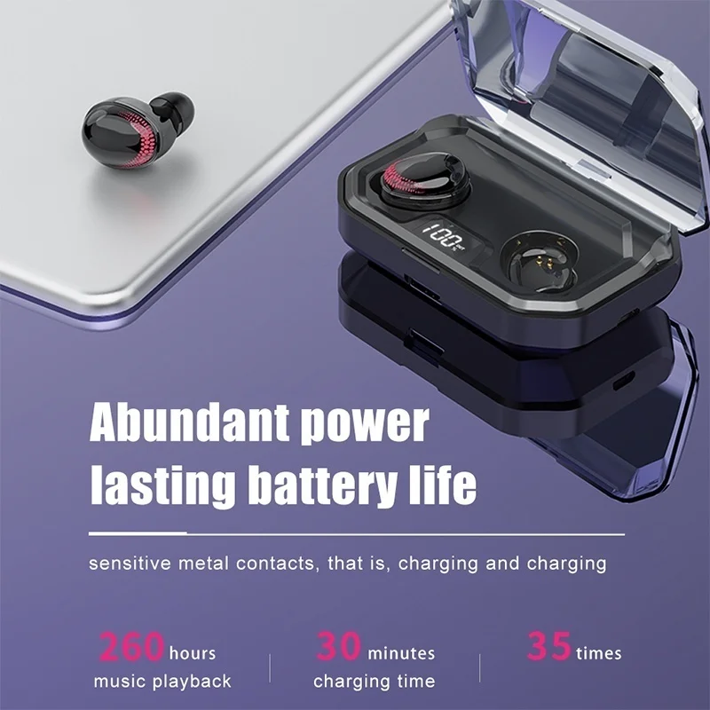 70 часов Беспроводной Наушники Hi Fi Водонепроницаемый Bluetooth наушники гарнитуры