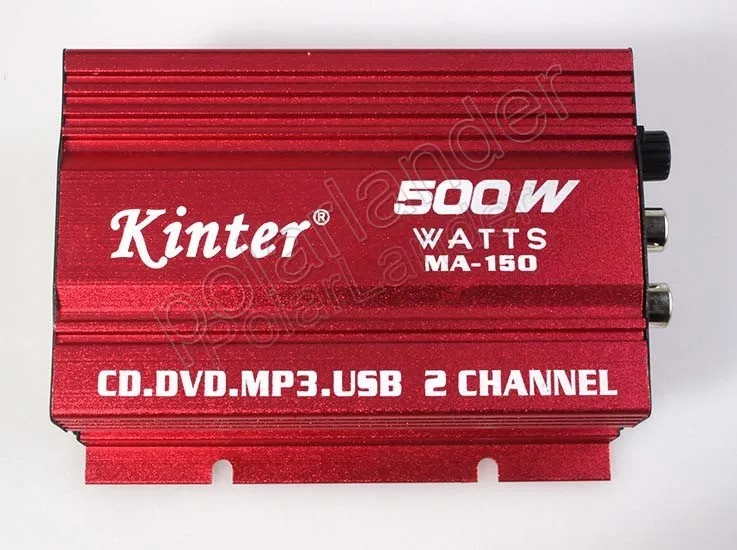 Мотор MA150 усилитель 12 в автомобильный мини мощности CD DVD MP3 USB 2-канальный выход