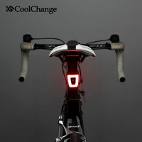 coolchange bicycle light usb charging mtb bike light multifunctional waterproof cycling warning light helmet bicycle flash light