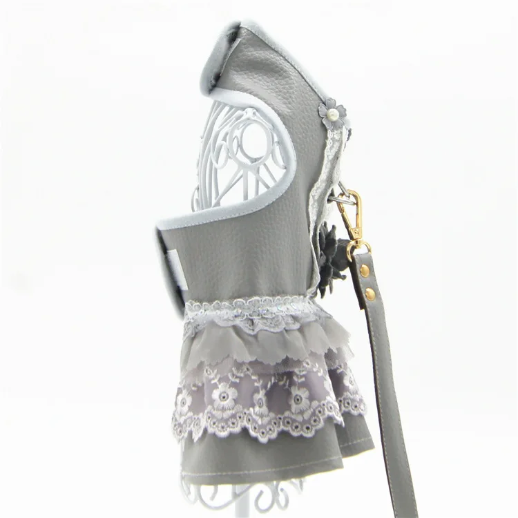 Ошейник для собак Регулируемая Одежда щенков и поводок жилет ошейник питомца