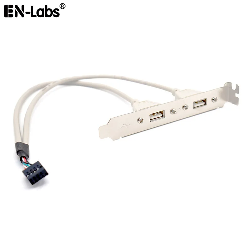Кабель кронштейн с портом USB 2/4 для материнской платы 3.0 9 контактный на 2 гнезда 20