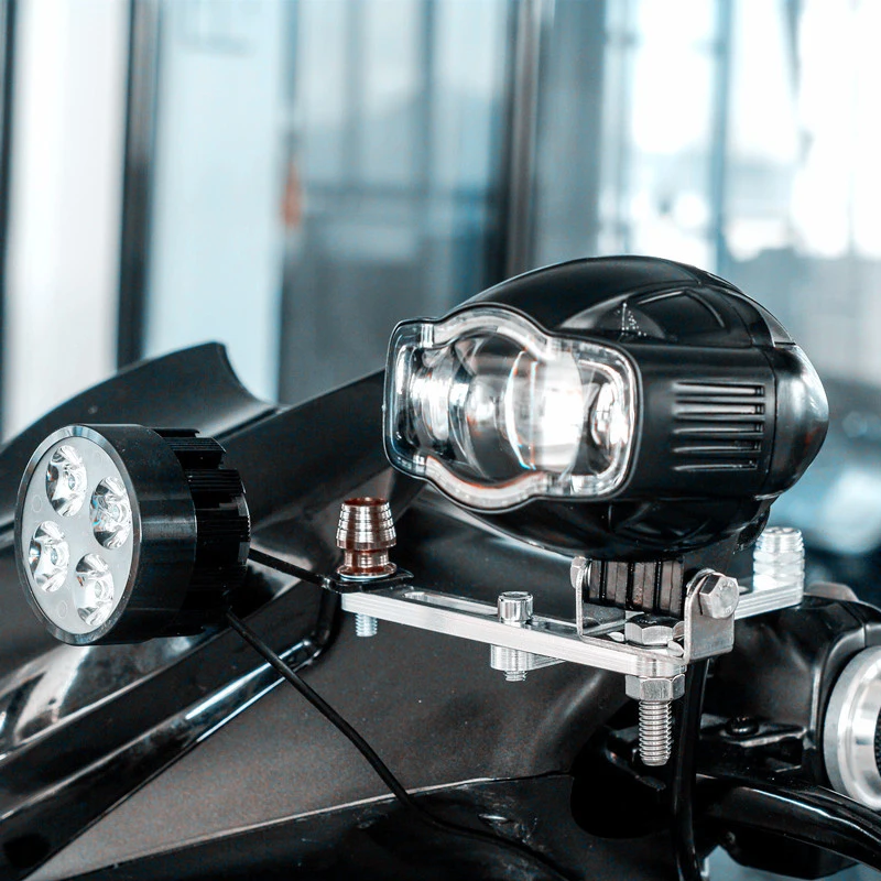 Универсальная мотоциклетная фара кронштейн прожектор свет масляный насос