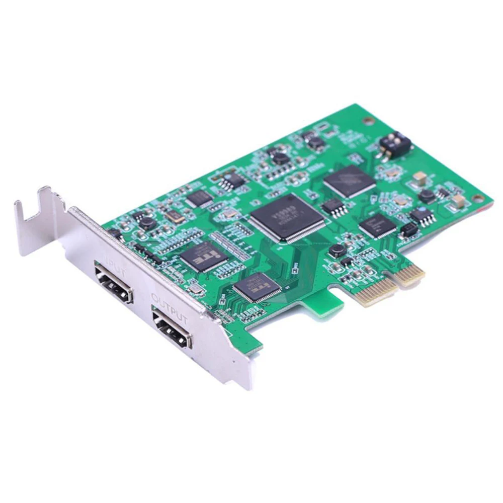 PCIE HD карта видеозахвата 4K 30 PCI Express 60FPS Dual HDMI карта захвата вход/выход для игры/видео в реальном времени