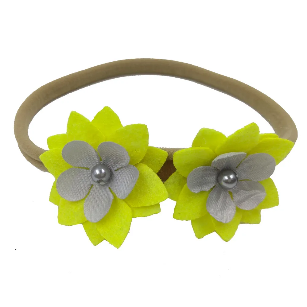 Baby Girls Headband Floral Elastic Hair Head Hairband Phtography Props Accessories Opaski Dla Niemowlaka Diadema Bebe | Детская одежда