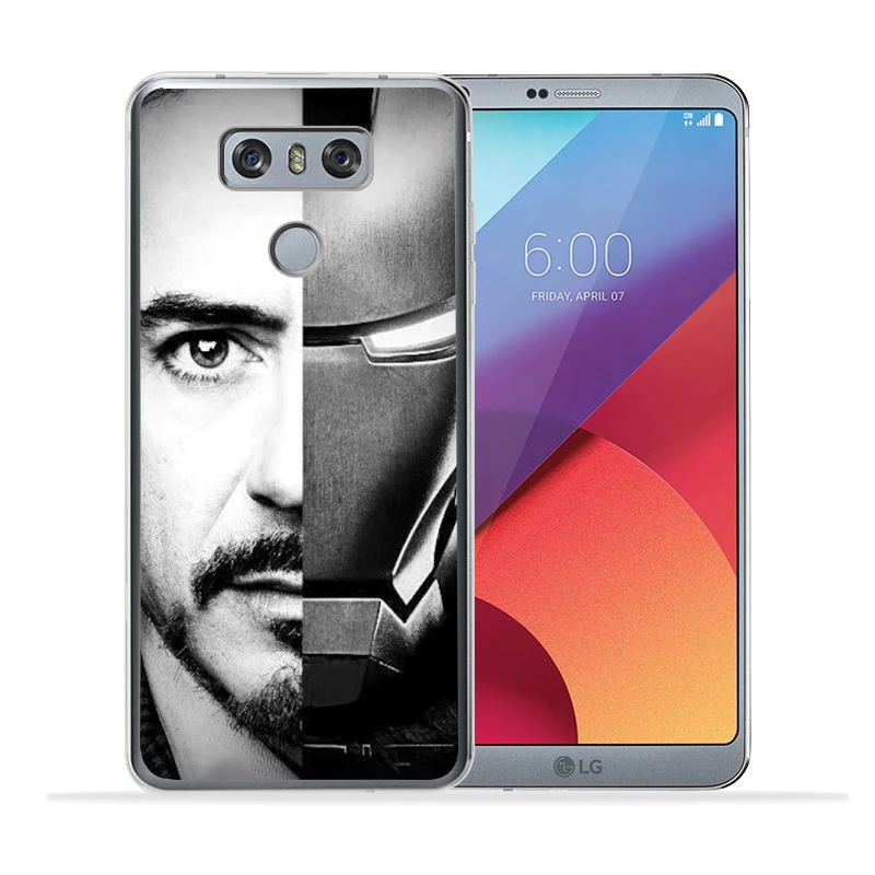 Чехол Marvel для LG G4 G5 G6 V30 Q6 K7 K8 K10 X экран power 2 3 Железный человек Веном Дэдпул Человек-паук задний Чехол - Цвет: 09