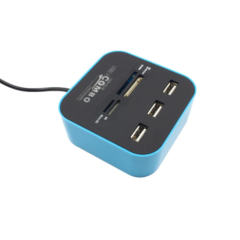 CARPRIE Usb концентратор 2 0 кардридер Высокое качество USB комбо все в одном Мульти 3