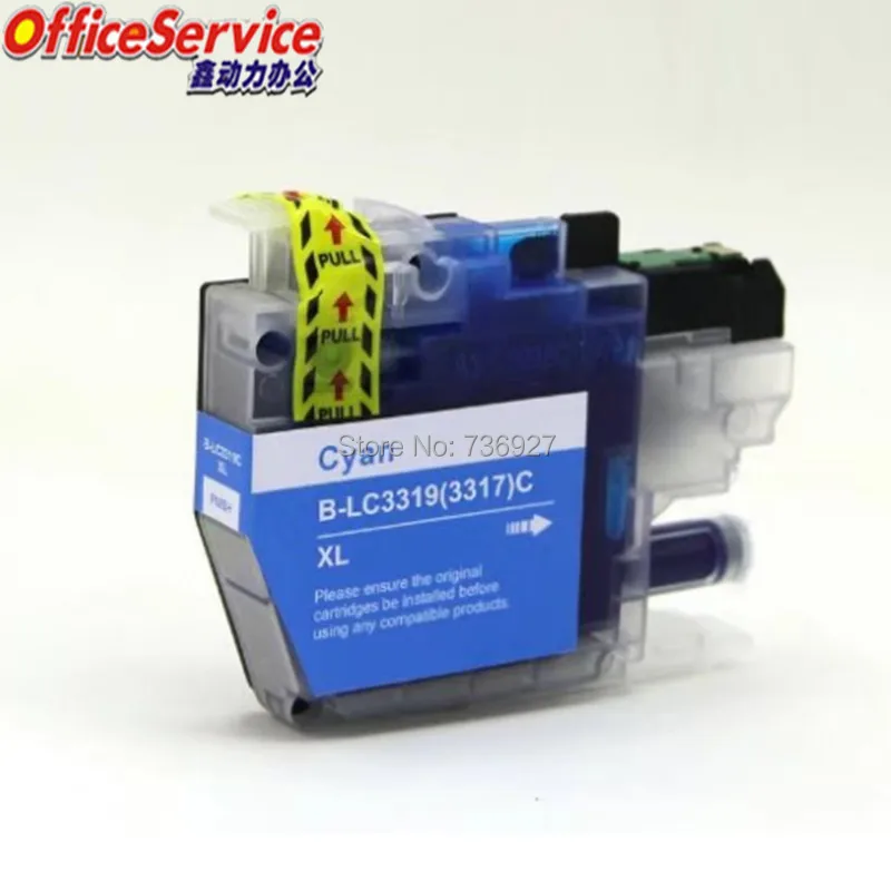 1 черный LC3319 LC3317 LC3319XL Совместимый картридж для брата MFC-J5330DW J5730DW J6530DW MFC-J6730DW MFC-J6930DW