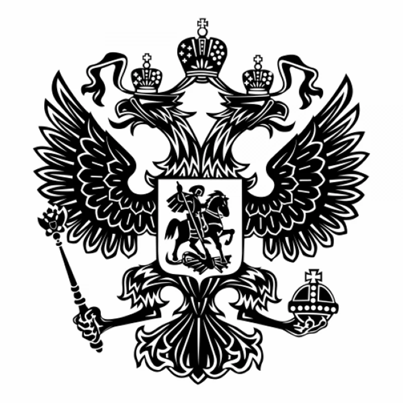 30*27 см Герб России русский значок автомобиль водостойкая наклейка автомобиль герб России багажник стикеры заднее стек