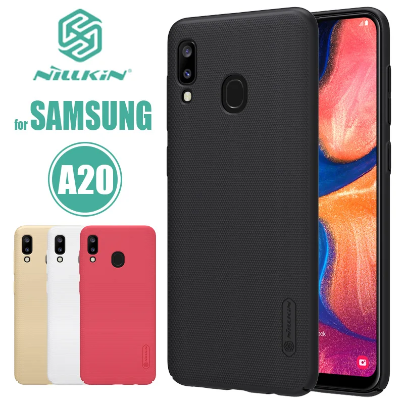 

Чехол Nillkin для Samsung Galaxy A20, суперматовый чехол, ультратонкий жесткий тонкий чехол-накладка на заднюю панель телефона для Samsung A20, чехол Nilkin