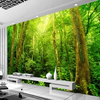 natural scenery 3d hd large wall mural forest landscape photo wallpaper living room home improvement custom wall paper fresco