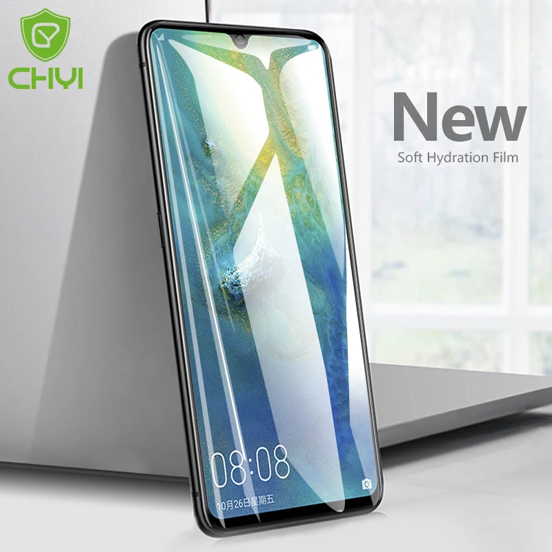 CHYI 3D изогнутая пленка для Huawei Mate 20 Pro защита экрана lite X RS нано Гидрогелевая 20X 5G не