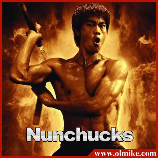 Брюс Ли конгфу пена проложенный Nunchaku Nunchakus w/металл Вертлюг и цепь кунг фу Nunchucks SPT