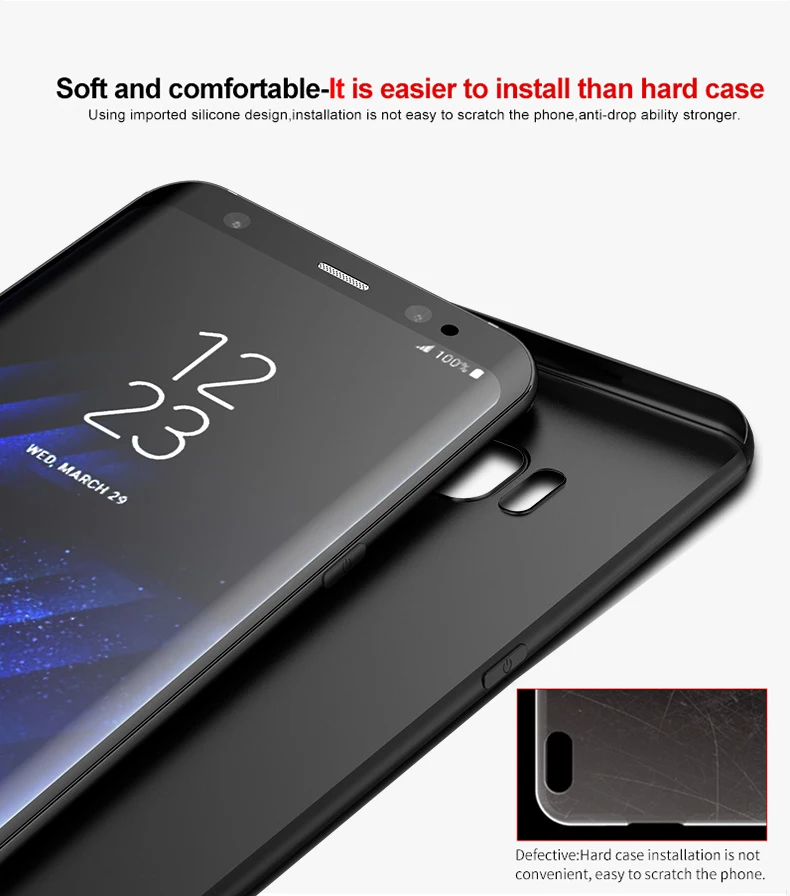 Tobocloo Мягкий ТПУ чехол для samsung Galaxy S9 S10 Plus S8 S10e S6 S7 edge Note 8 9 Полный резиновый силиконовый защитный чехол