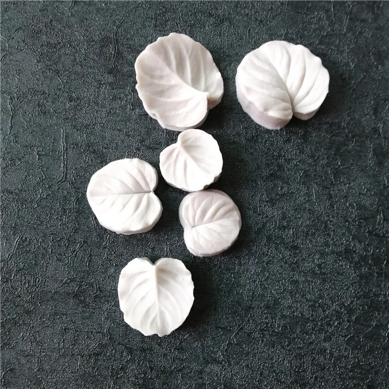 Эвкалипта листья Veiners силиконовые формы Дизайнер DIY Gumpaste Sugarcraft помадка Мягкая