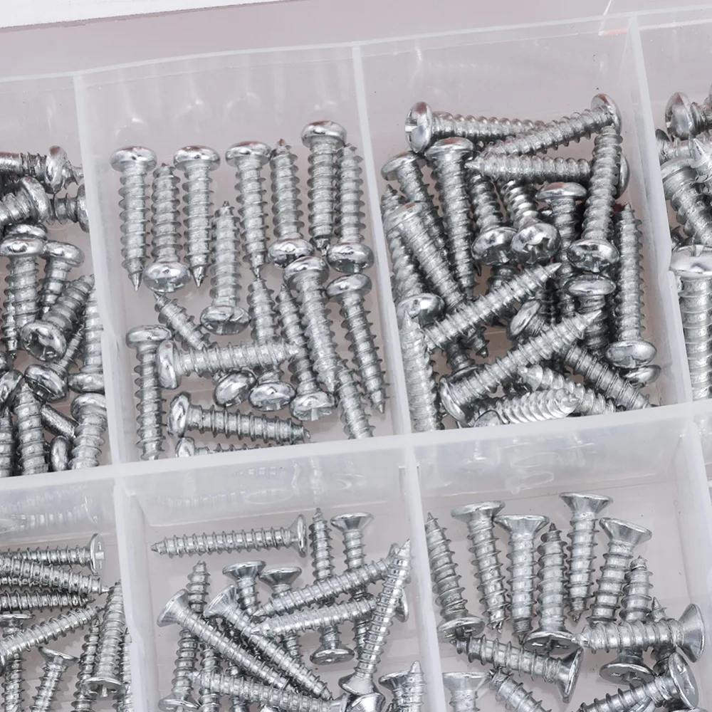 360 шт. деревянные винты ассортимент самонарезающие содержит 12 популярных