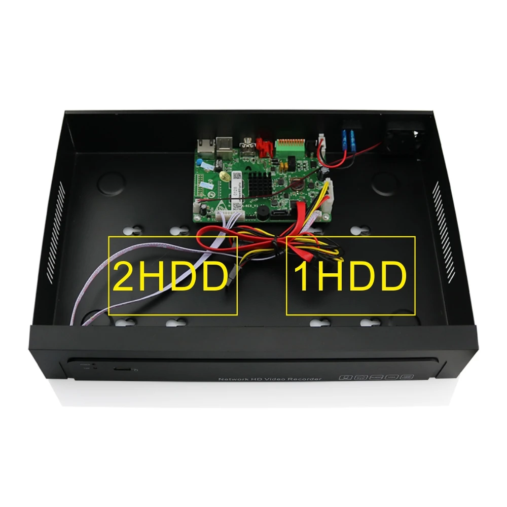 Муравьи 4CH 8CH 16CH H.265 4 К (8MP) Onvif NVR Поддержка 2x6 ТБ SATA HDD с AEEye смартфон Посмотреть