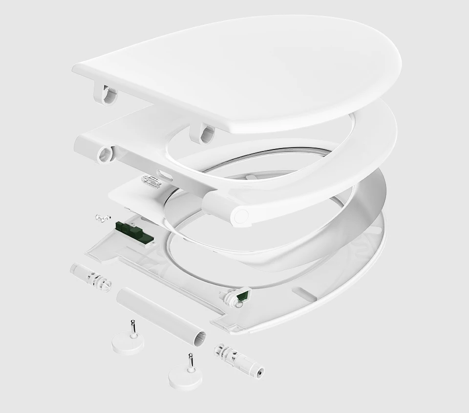 Xiaomi Youpin стиральная смарт-крышка для унитаза сиденье с подогревом теплая интеллектуальная крышка для унитаза Водонепроницаемая Очищающая Туалет