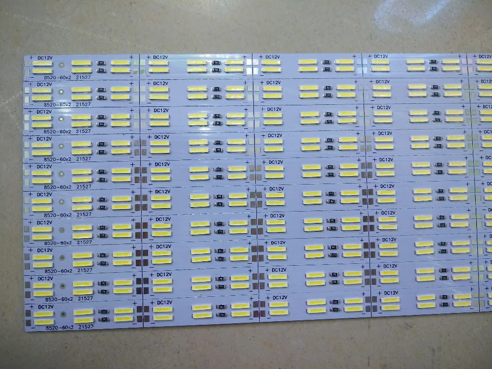 50 шт. * 100 см оптовая продажа с завода двухрядная 12В 120SMD 8520 светодиодсветодиодный
