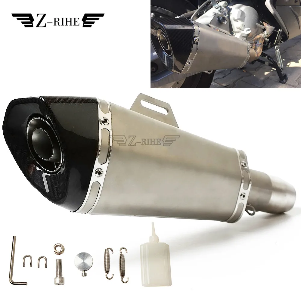 Выхлопная труба для мотоцикла Honda CBR600 F2 F3 F4 F4i CBR600RR ABS RC51 SP1 SP2 ST1300 Универсальные