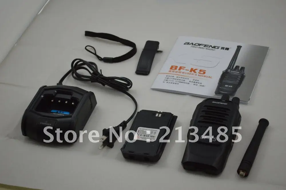 Новое поступление хорошего качества Baofeng BF K5 UHF: 400 470 МГц 16 каналов 5 Вт Портативное
