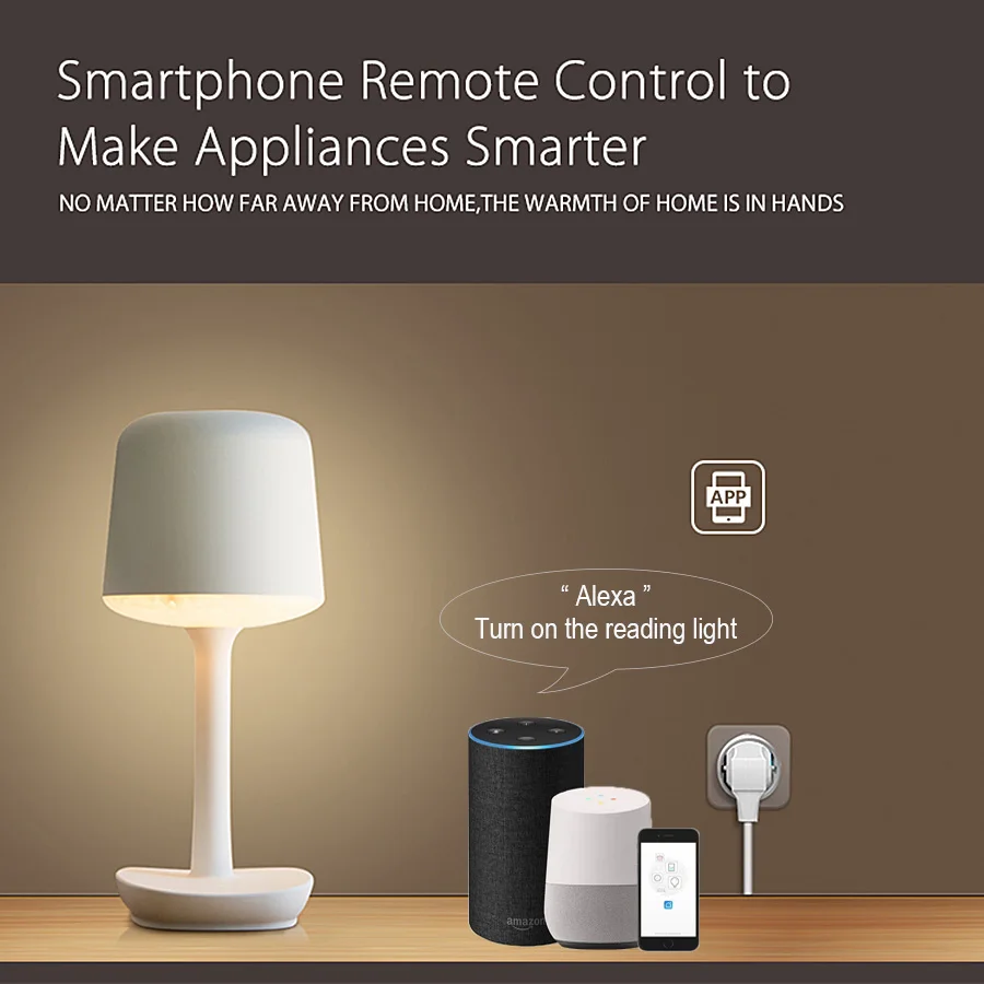 Умная Мини розетка Tuya Smart life с поддержкой Wi Fi и ЕС 2300 Вт 10 А|Умные розетки| |