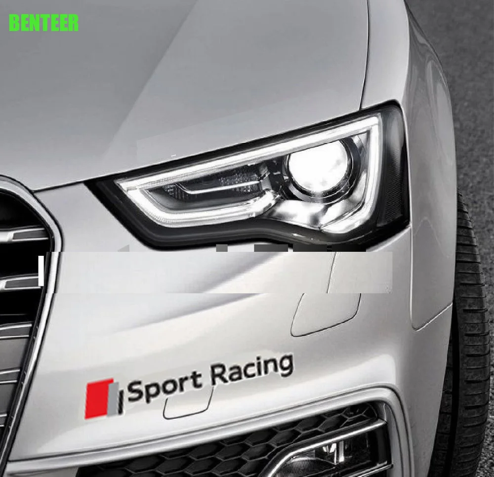 Наклейки для кузова автомобиля наклейки Audi sline A1 A3 A4 A5 A6 A6L A7 A8 Q3 Q5 Q7 TT S RS 2