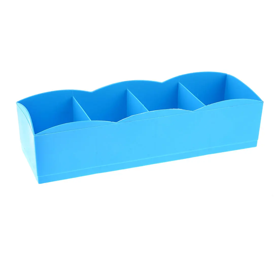 UXCELL Спальня 4 Отсеков Синий Пластиковые Носки Нижнее Белье Контейнер Дело Box |