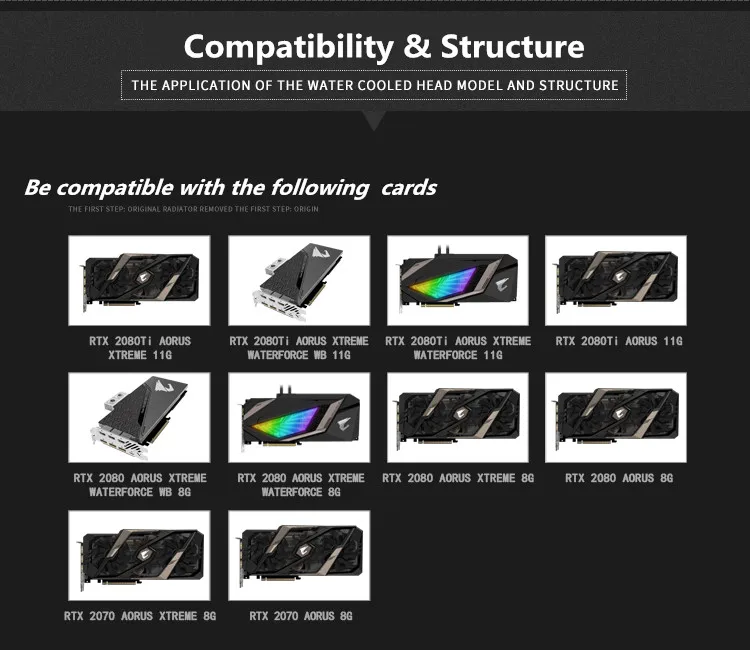 BARROWCH GPU водоблок для Gigabyte RTX 2080/2080Ti AORUS XTREME RTX 2070 полное покрытие LRC2.0 медный блок+ алюминиевая крышка